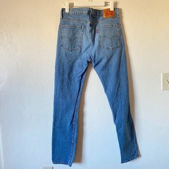 Mens Levis 510 Distressed Knee Stonewashed Skinny Jeans - Sz 32 x 32 - Picture 8 of 11